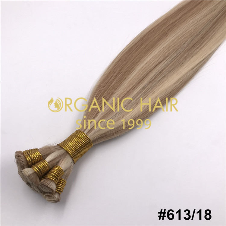 Piano color  hand tied weft without shedding or tangling H244